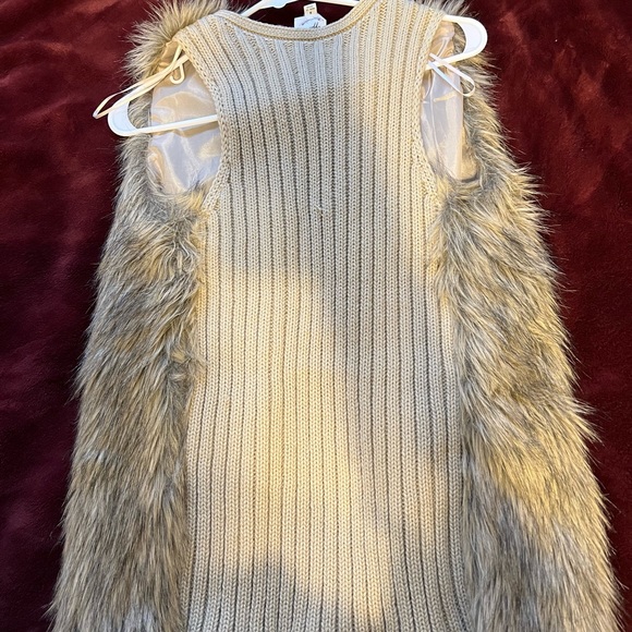 Hippie rose fur vest - Picture 2 of 3